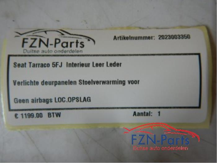 Bekleding Set (compleet) Seat Tarraco (22743255)