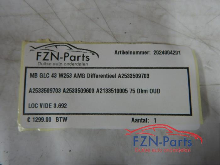 Differentieel achter Mercedes GLC-Klasse (22733860)