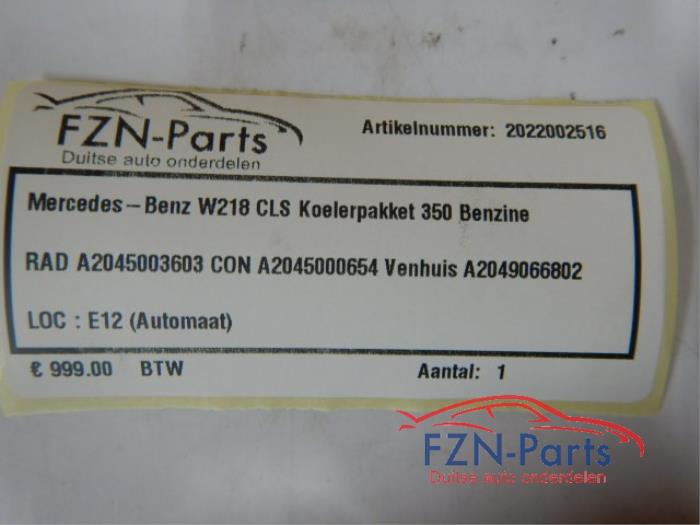 Koelerset Mercedes CLS-Klasse (22726860)