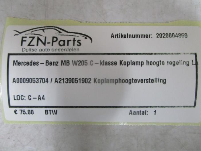 Koplamphoogte postitiesensor Mercedes C-Klasse (22735355)