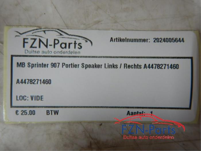 Luidspreker Mercedes Sprinter (22741166)