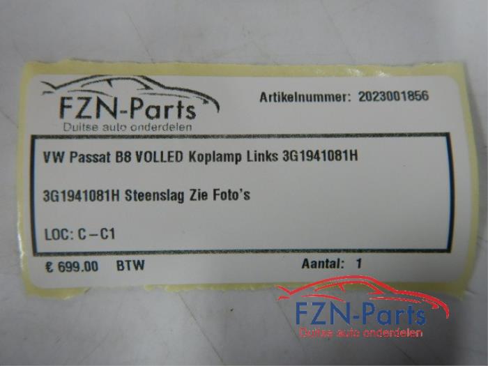 VW Passat B8 VOLLED Koplamp Links