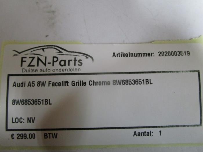 Grille Audi A5 (22726636)