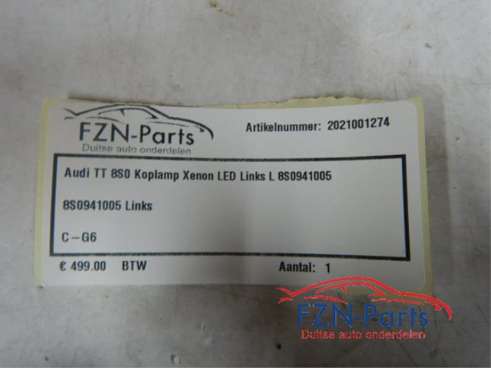 Audi TT 8S0 Koplamp Xenon LED Links