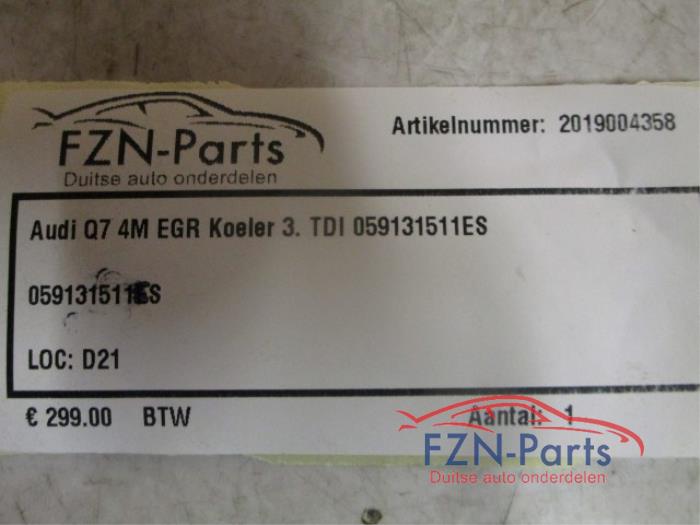 EGR koeler Audi Q7 (22742782)
