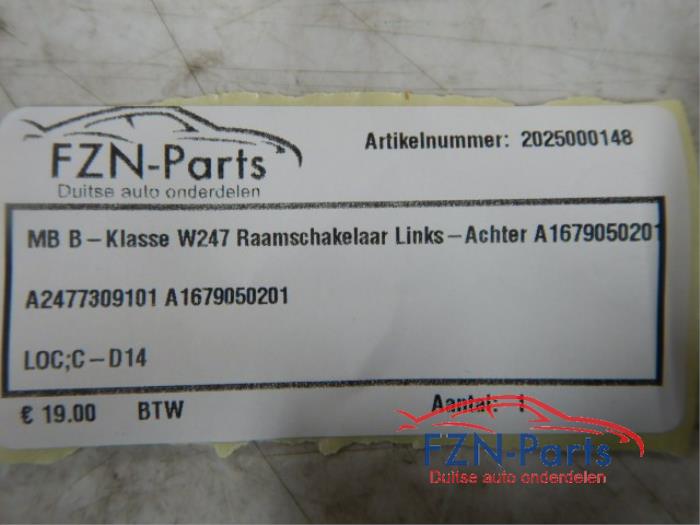 Elektrisch Raam Schakelaar Mercedes B-Klasse (22729125)