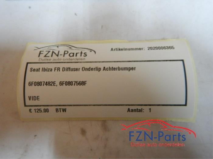 Diffuser achterbumper Seat Ibiza (22727026)