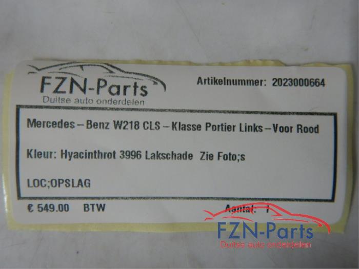 Portier 4Deurs links-voor Mercedes CLS-Klasse (22723295)