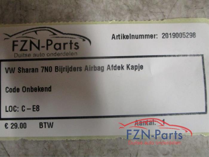 Knie airbag Volkswagen Sharan (22743469)