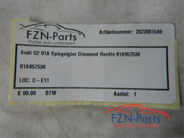 Spiegelglas rechts Audi Q2 (22726277)