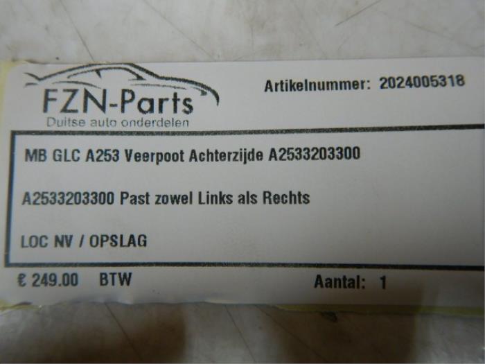 Mercedes-Benz GLC W253 Veerpoot Achterzijde