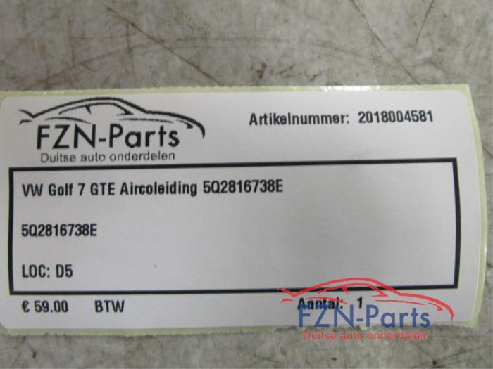 VW Golf 7 GTE Aircoleiding