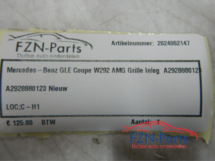 Mercedes-Benz GLE Coupe W292 AMG Grille Inleg