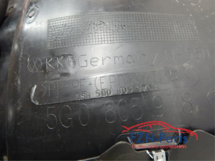 VW Golf 7 Modderkuip PVC Rechts-voor