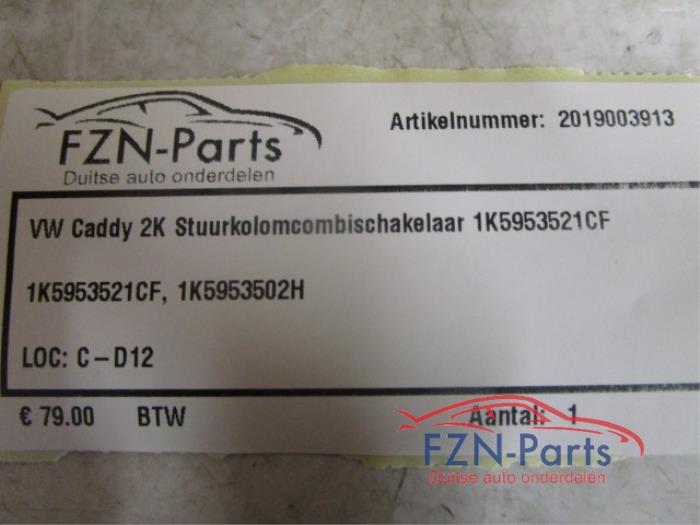 VW Caddy 2K Stuurkolomcombischakelaar