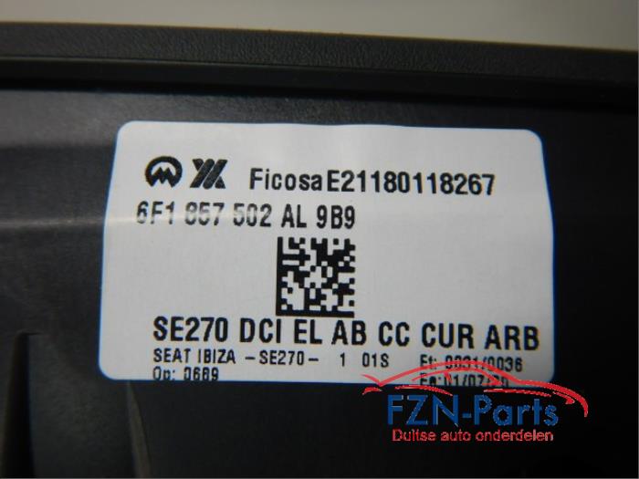 Seat Ibiza 6F Spiegel Rechts Inklapbaar