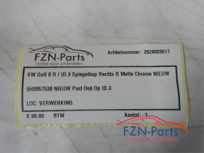 Spiegelkap rechts Volkswagen Golf (22726068)