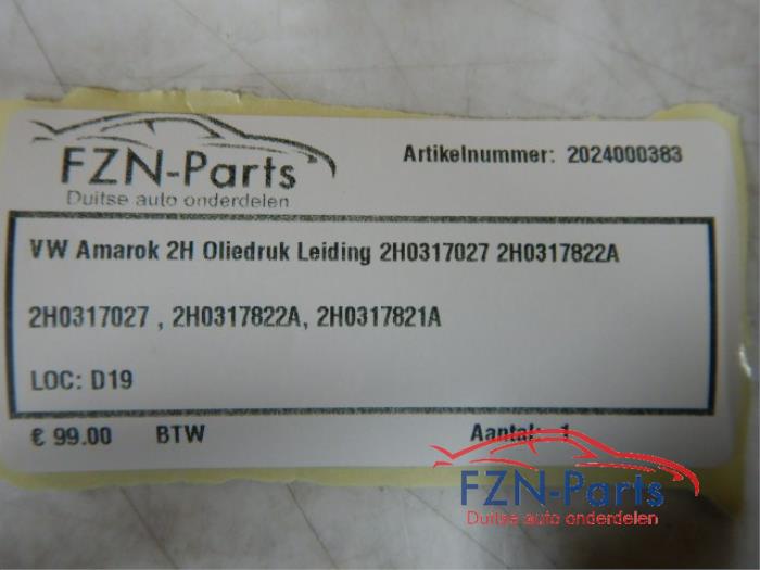 Oliedruk Leiding Volkswagen Amarok (22736932)