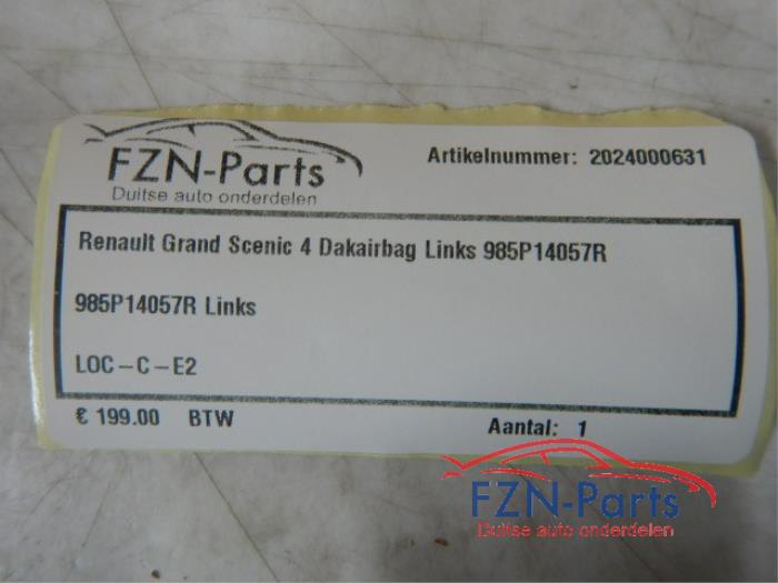 Renault Grand Scenic 4 Dakairbag Links