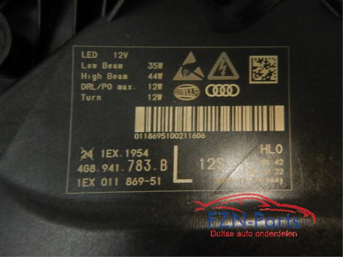 Audi RS7 Facelift Koplamp Links Matrix Led