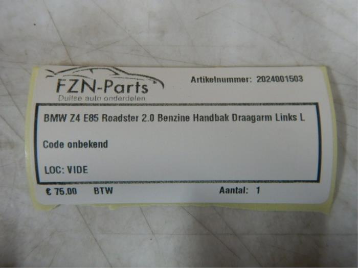 Draagarm links-voor BMW Z4 (22727484)