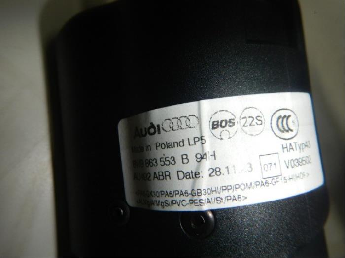 Audi A4 S4 8W Bagageruimte Afdekzeil Rollo