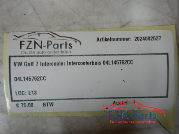 VW Golf 7 intercooler Intercoolerbuis