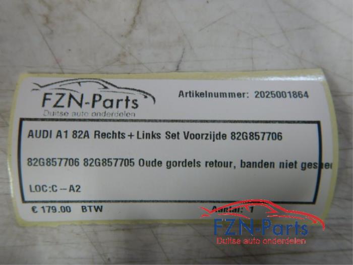 Veiligheidsgordel Set voor Audi A1 (22729325)