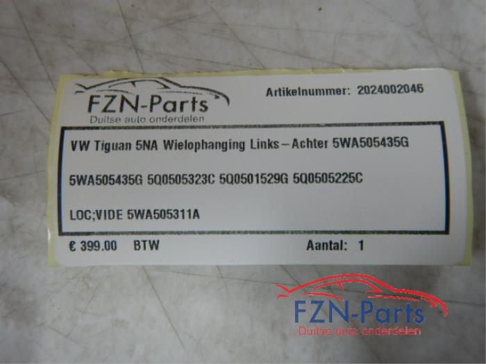 Wielophanging links-achter Volkswagen Tiguan (22729523)
