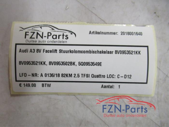 Combischakelaar Stuurkolom Audi A3 (22733331)