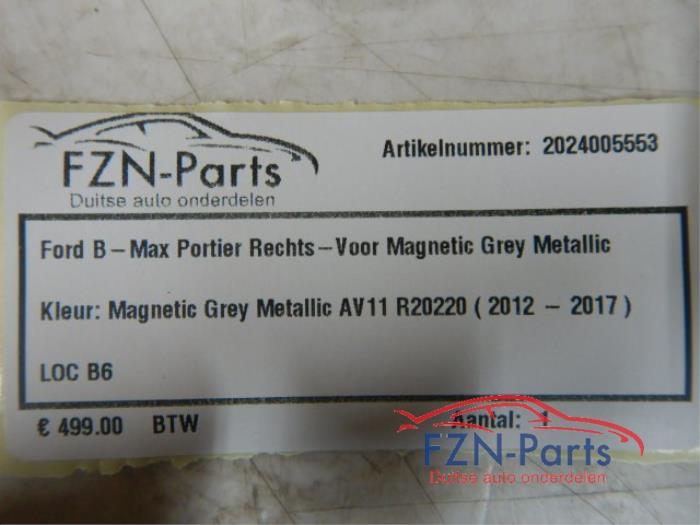 Ford B-Max portier Rechts-voor