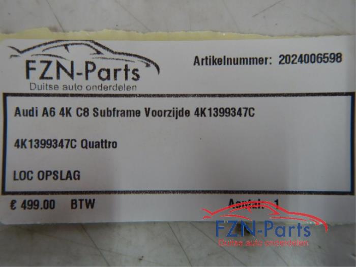 Audi A6 4K C8 Subframe Voorzijde