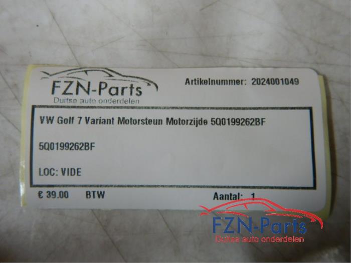 VW Golf 7 Variant Motorsteun Motorzijde