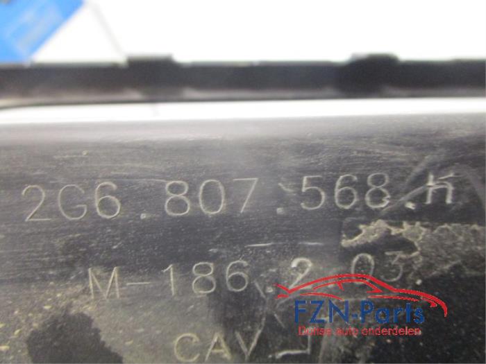 VW Polo 2G Onderlip Diffuser Achterbumper