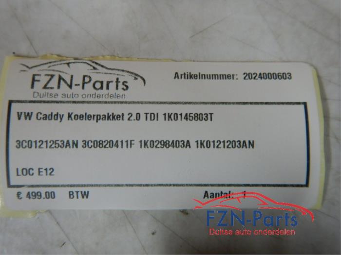 Koelerset Volkswagen Caddy (22726899)
