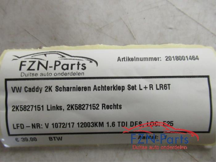Scharnier Achterklep Volkswagen Caddy (22738373)
