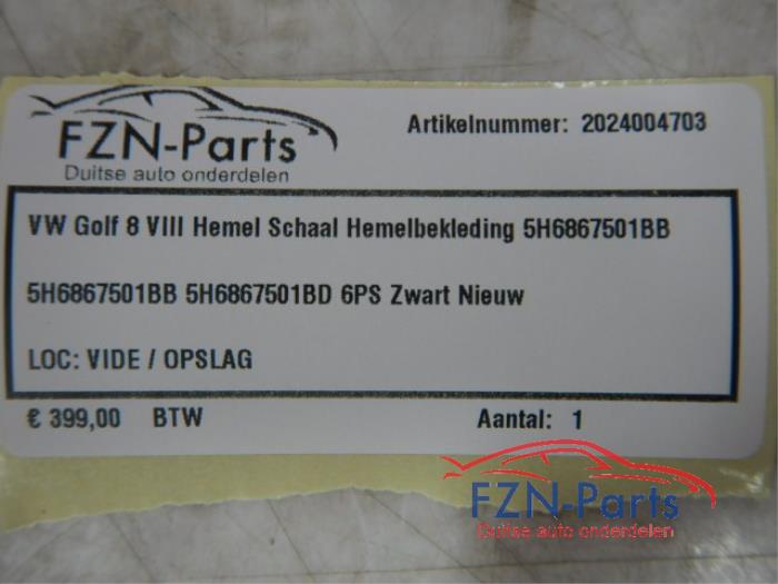 Hemelbekleding Volkswagen Golf (22734536)