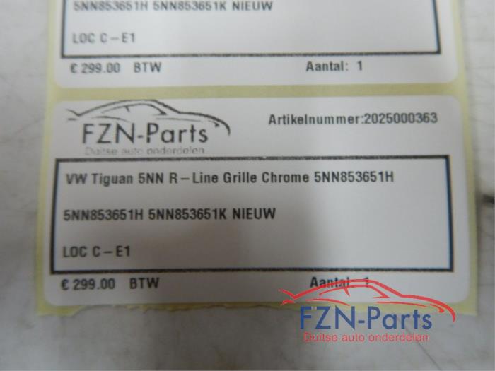 Grille Volkswagen Tiguan (22726709)