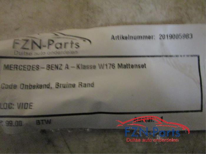 Matten Set Mercedes A-Klasse (22730798)
