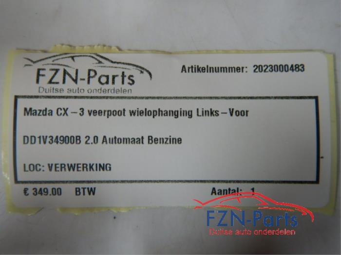 Mazda CX-3 Veerpoot Wielophanging Links-Voor