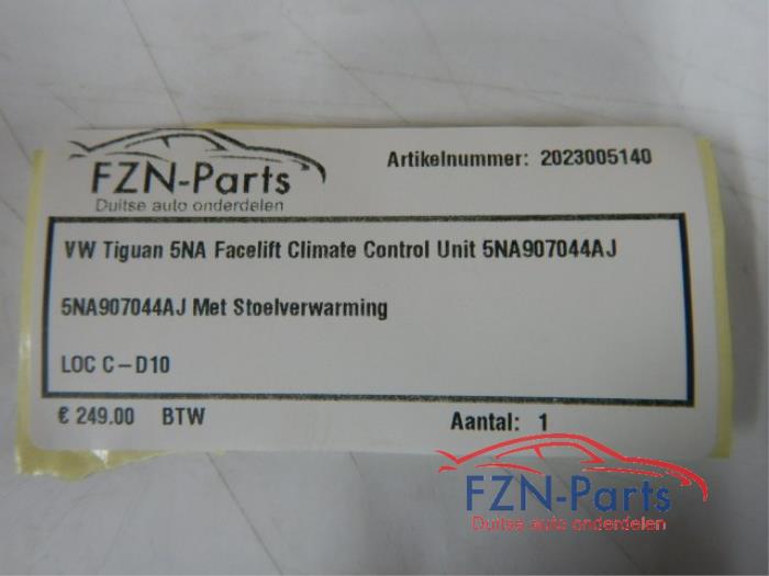 Climatronic Paneel Volkswagen Tiguan (22743456)