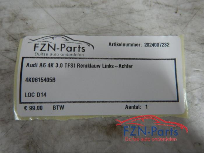 Audi A6 4K 3.0 TFSI Remklauw Links-Achter