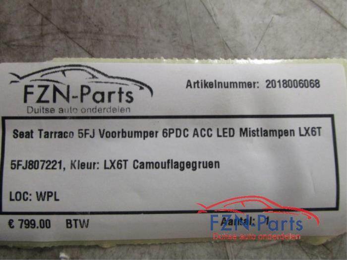 Seat Tarraco 5FJ Voorbumper