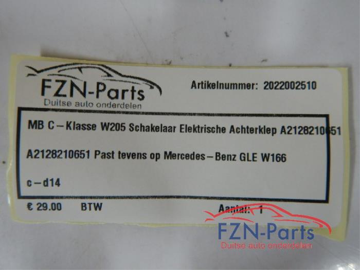 Schakelaar achterklep Mercedes C-Klasse (22745609)