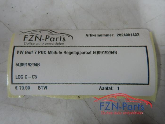 VW Golf 7 PDC Module Regelapparaat