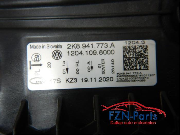 VW Caddy 2K8 Koplamp Links VOLLED 2K8941773A NIEUW