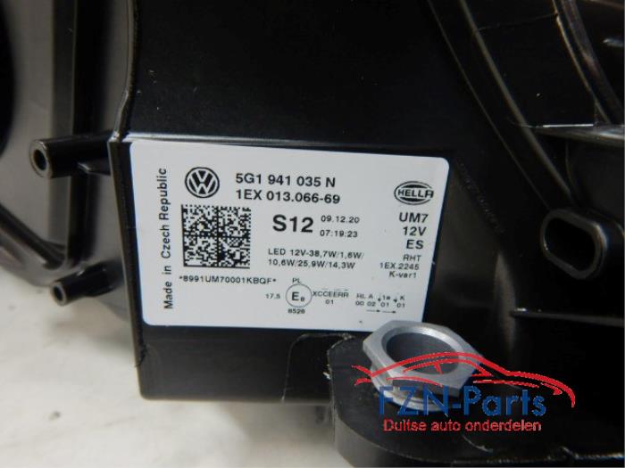 VW Golf 7 GTE Facelift VOLLED Koplamp Links NIEUW
