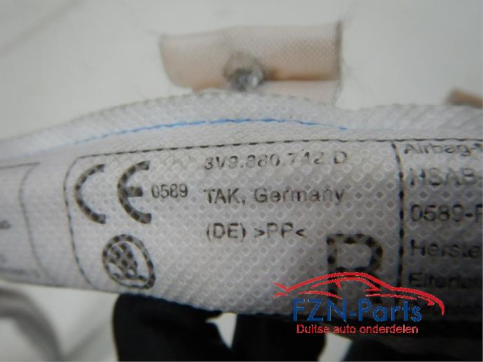 Airbag hemel rechts Skoda Superb (22730392)