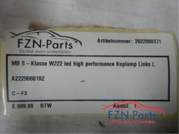 Mercedes-Benz S-Klasse W222 Led High Performance Koplamp Links L