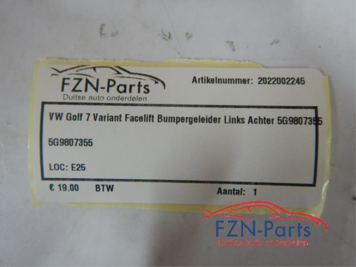 VW Golf 7 Variant Facelift Bumpergeleider Links-achter